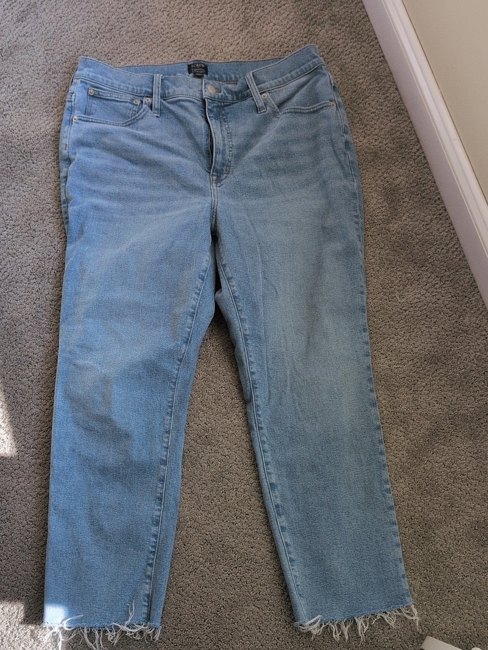 J. Crew Essential Straight Jeans
